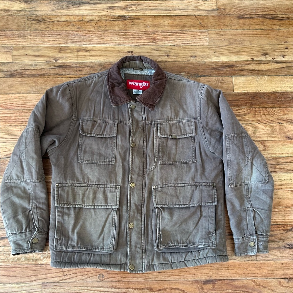 Wrangler Brown Military Field Jacket